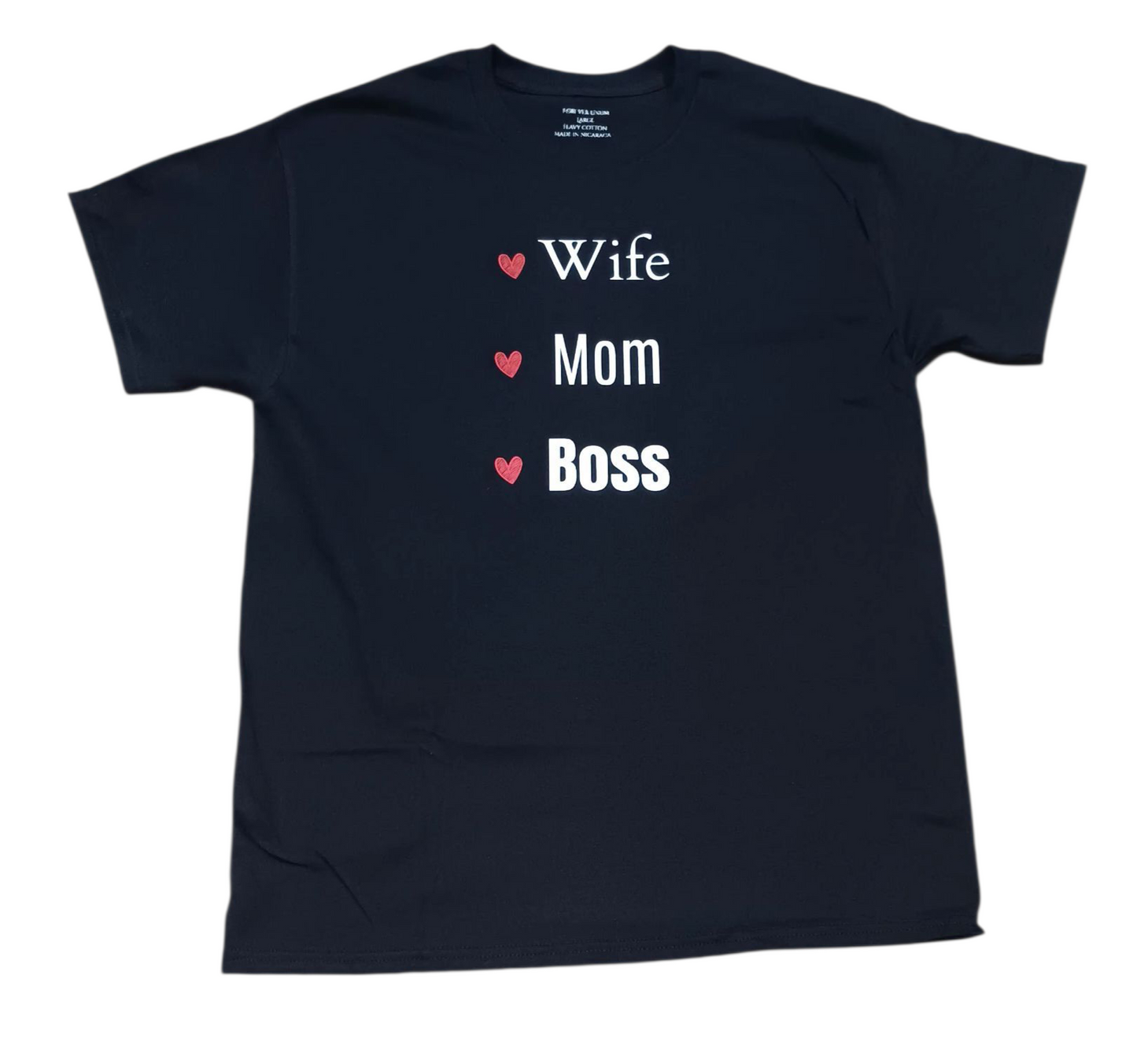Wife Mom Boss shirt